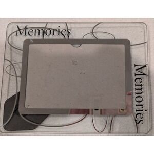 Glass Photo Frame Memories Desktop Tabletop Stand Display